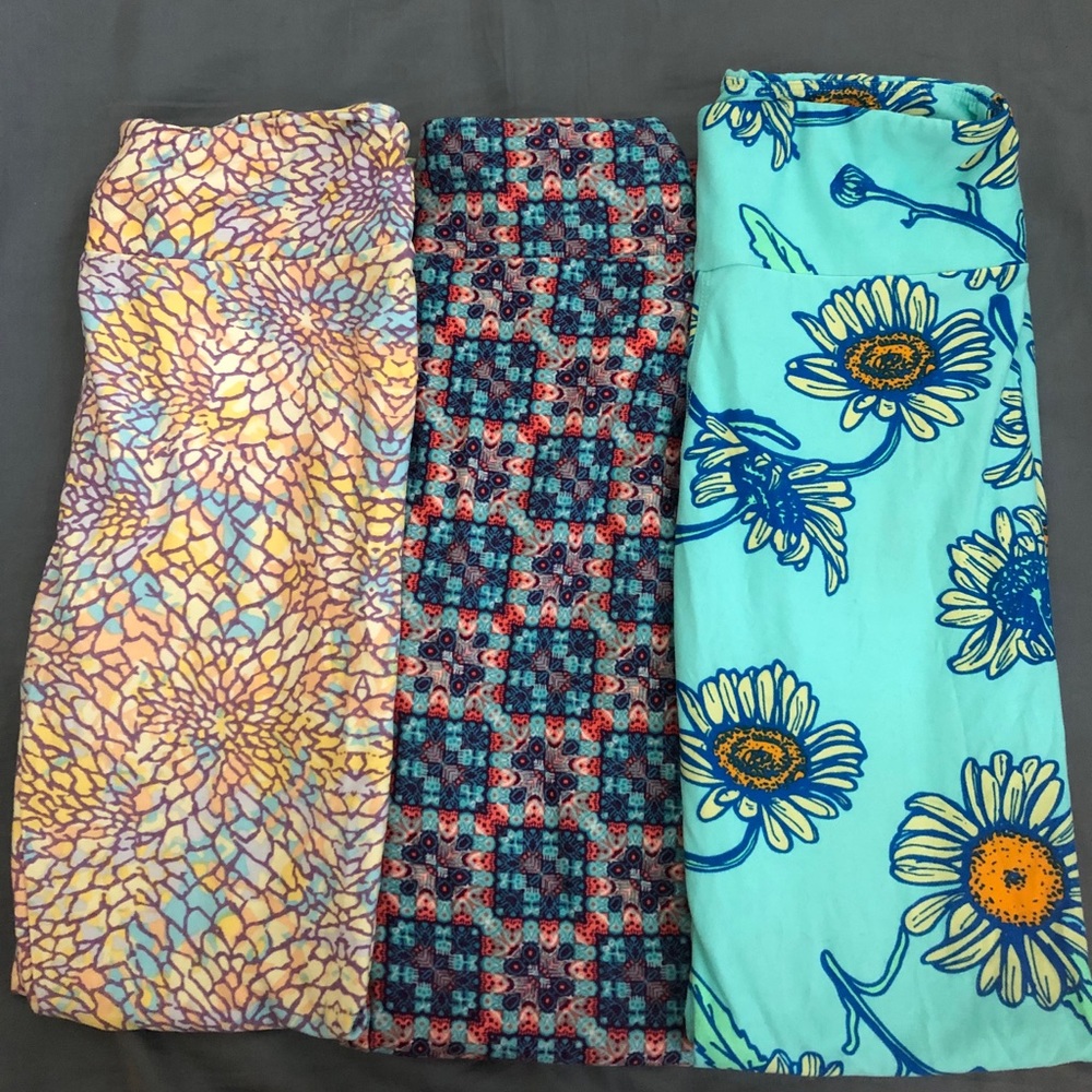 LuLaRoe Leggings One Size Bundle of 3
